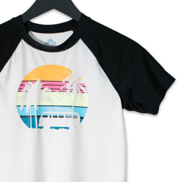Thereabouts Shirt - Girls Medium - Fun Retro Kids Summer Beach Tee Swimwear Top - Picture 1 of 3
